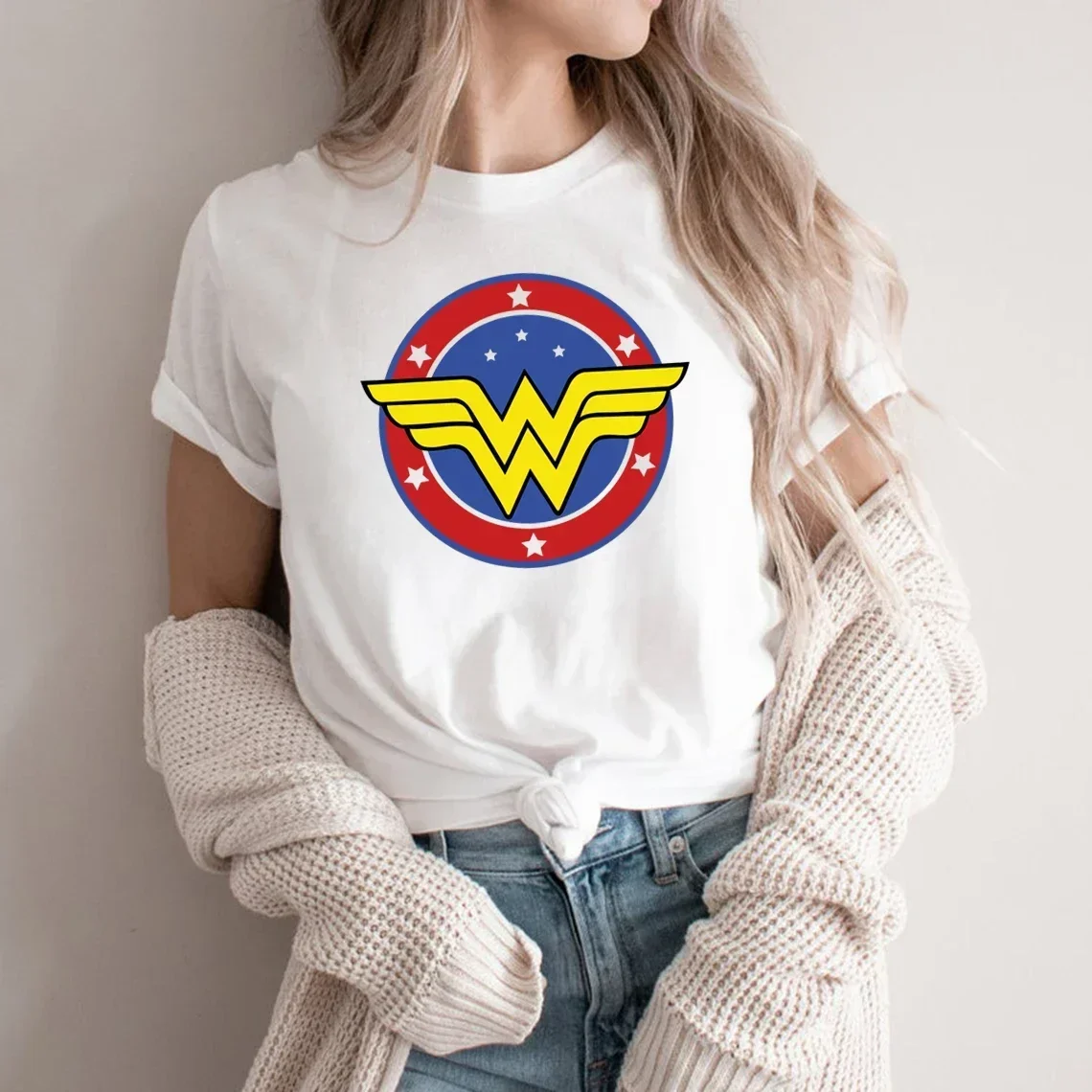 Children Cotton T-Shirt Girl Power Tshirt Superhero Baby Tee Graphic Top Summer Short Sleeve Boy Girl Tshirt Kids Clothes 2