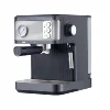 Coffee Maker Household Small Semi-automatic High-pressure Steam Milk Bubble Integrated Coffee Pot, Black 6