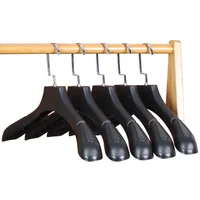Non Slip Plastic Clothes Hanger with Seamless Wide Shoulders,10pcs 1