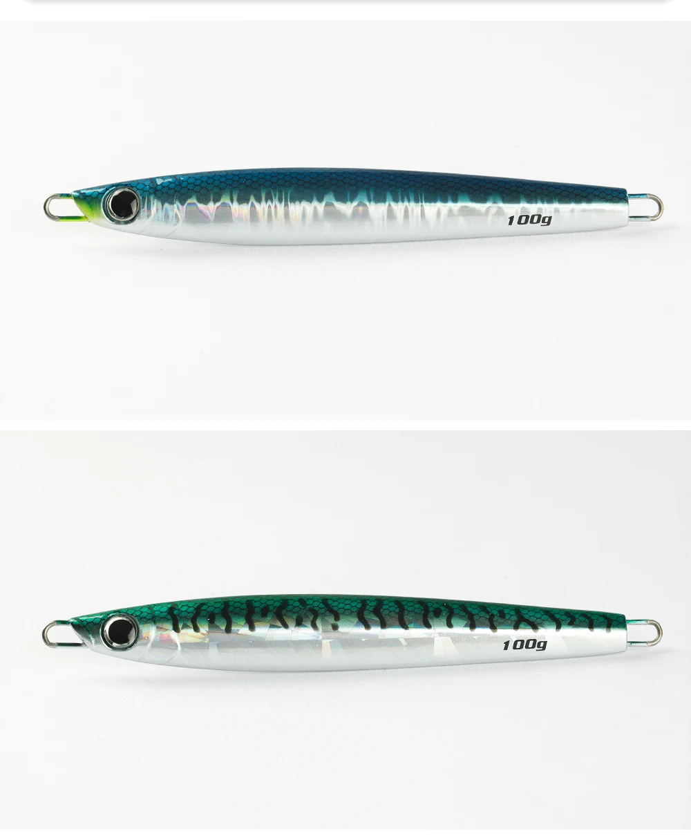JIGGINGPRO Vertikale Jigging Metall Jigs 60g 80g 100g 130g 160g 200g Langsam Künstliche Angeln lockt Ozean Boot Angeln Bointo – Detail 4