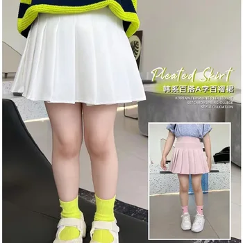 Girls Pleated A-Line Skirt 1