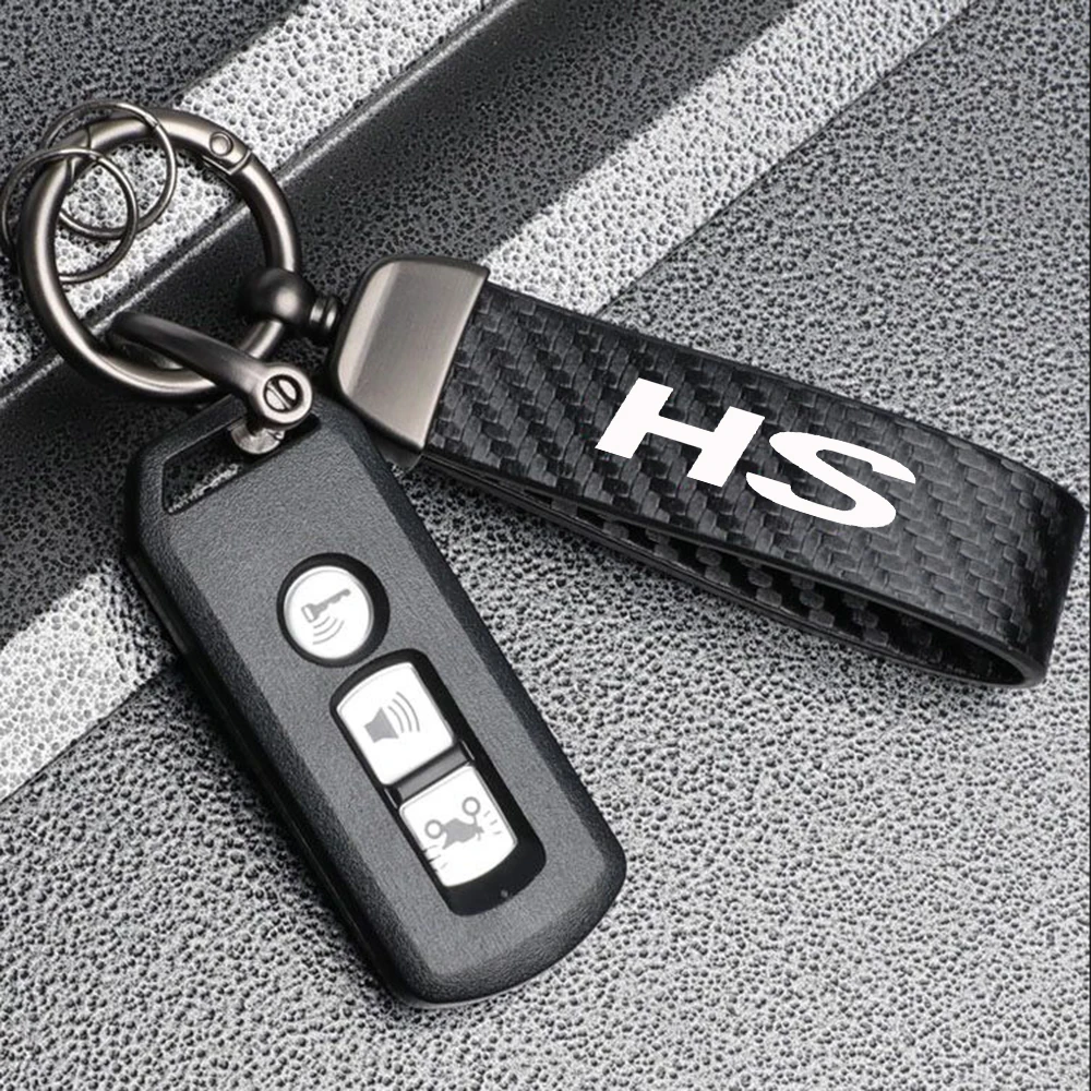 Car Carbon Fiber Style Keychain Car Key Chain Keyring Pendant