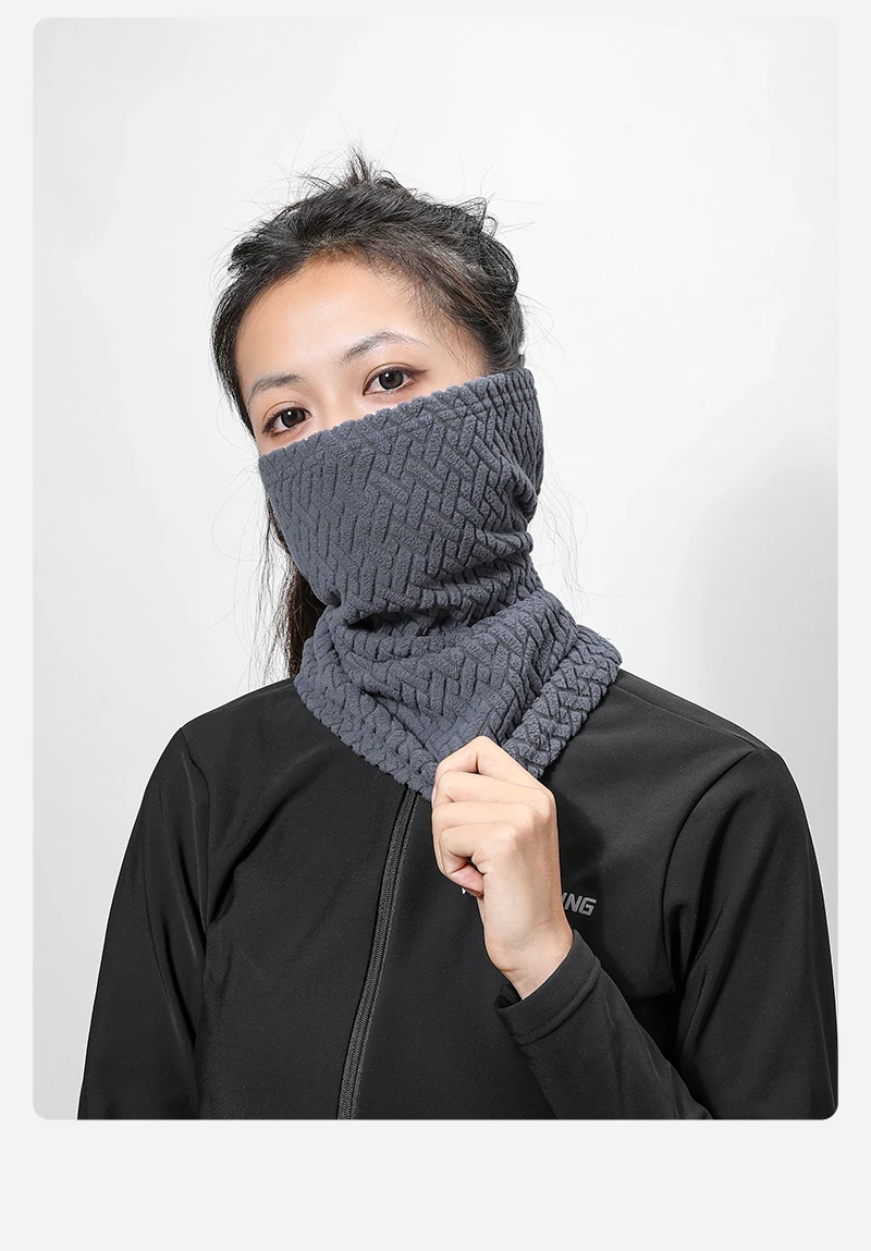 Winter Radfahren Gesichtsmaske Warme Fleece Thermische Winddicht Sturmhaube Outdoor Sport Männer Frauen Skifahren Kopf Schal Fahrrad Kopfbedeckung – Detail 19