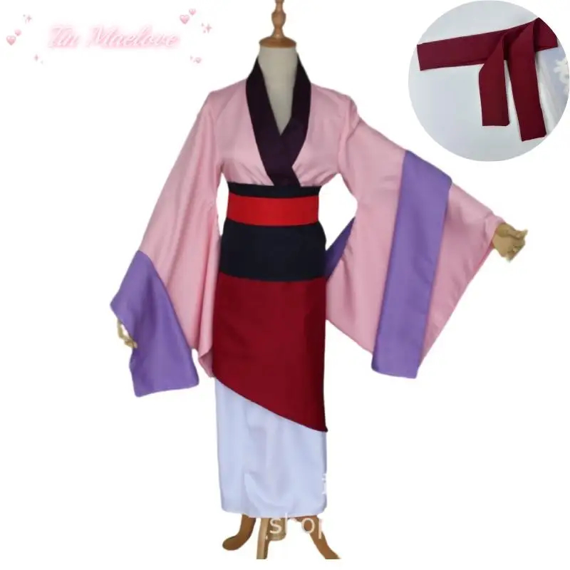 

2024 Woman Anime Mulan Costume Womens Kids Chinese Hanfu Costume Princess Dress Deluxe Adult Cosplay for Halloween Party