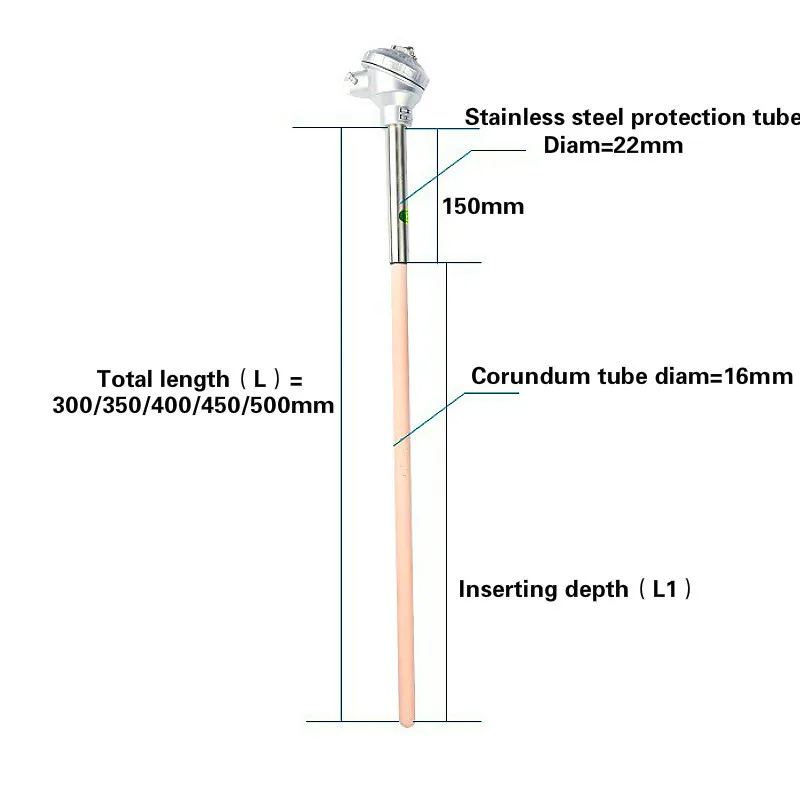 استشعار درجة الحرارة الحرارية K-نوع WRN-132 300-50...
