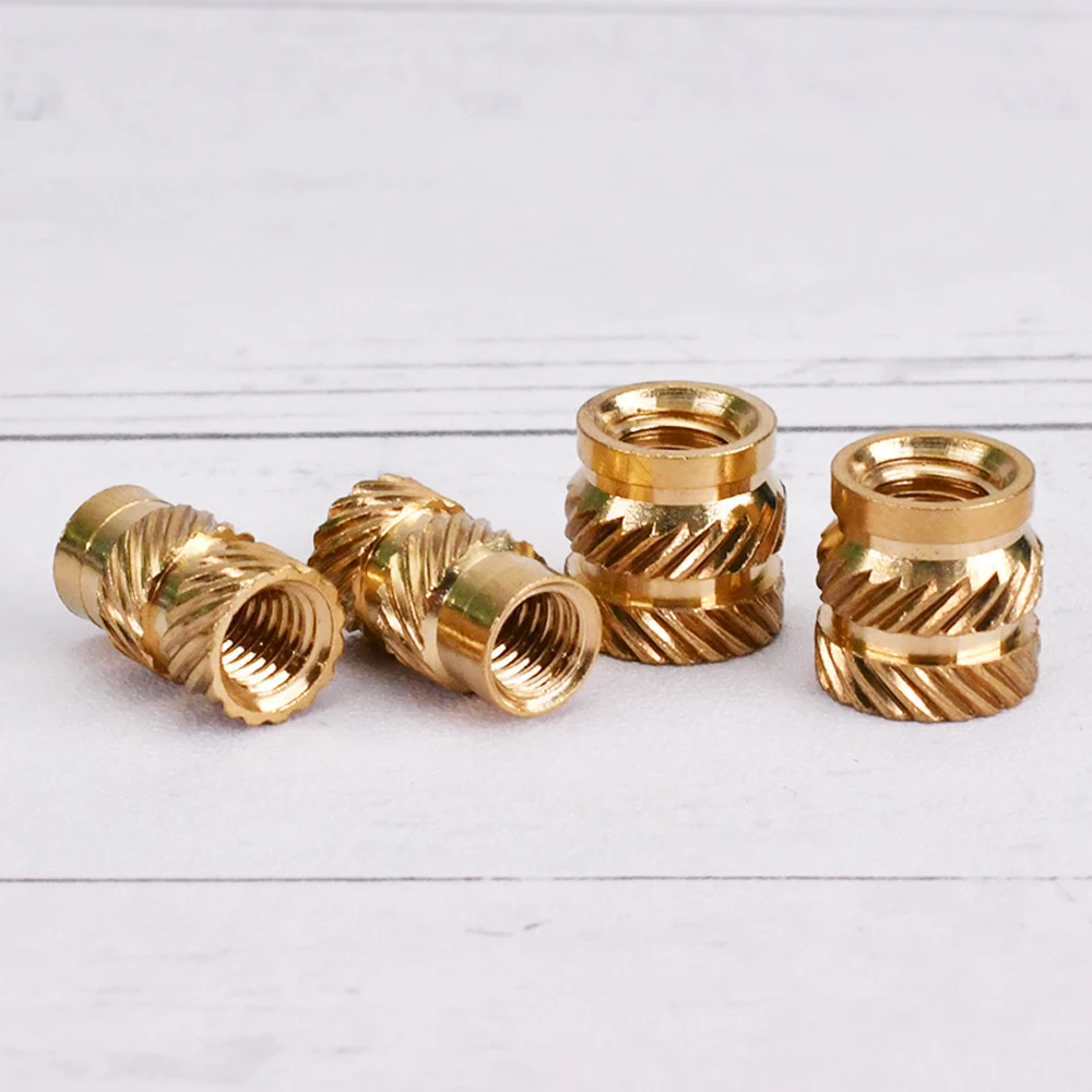 Inserts M3 M6 Brass Heat Set Insert Nut Threaded Hot Melt Knurled Inserts 3d Print Embedment Copper Nut M4 M5 M2 M2.5 Kit