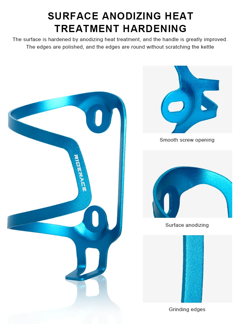 Bicycle Water Bottle Cage Bicycle Bottle Holder Water Bottle Holder Bicycle Bottle Cages Aluminium Alloy Lightweight Bike Bottle Holder Outdoor Sport Riding Drink Kettle Rack Cycling Accessories