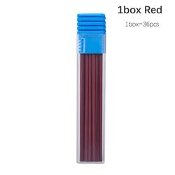 36 - Piece Multicolour 2.0mm Automatic Pencil Lead Set (1box red lead)