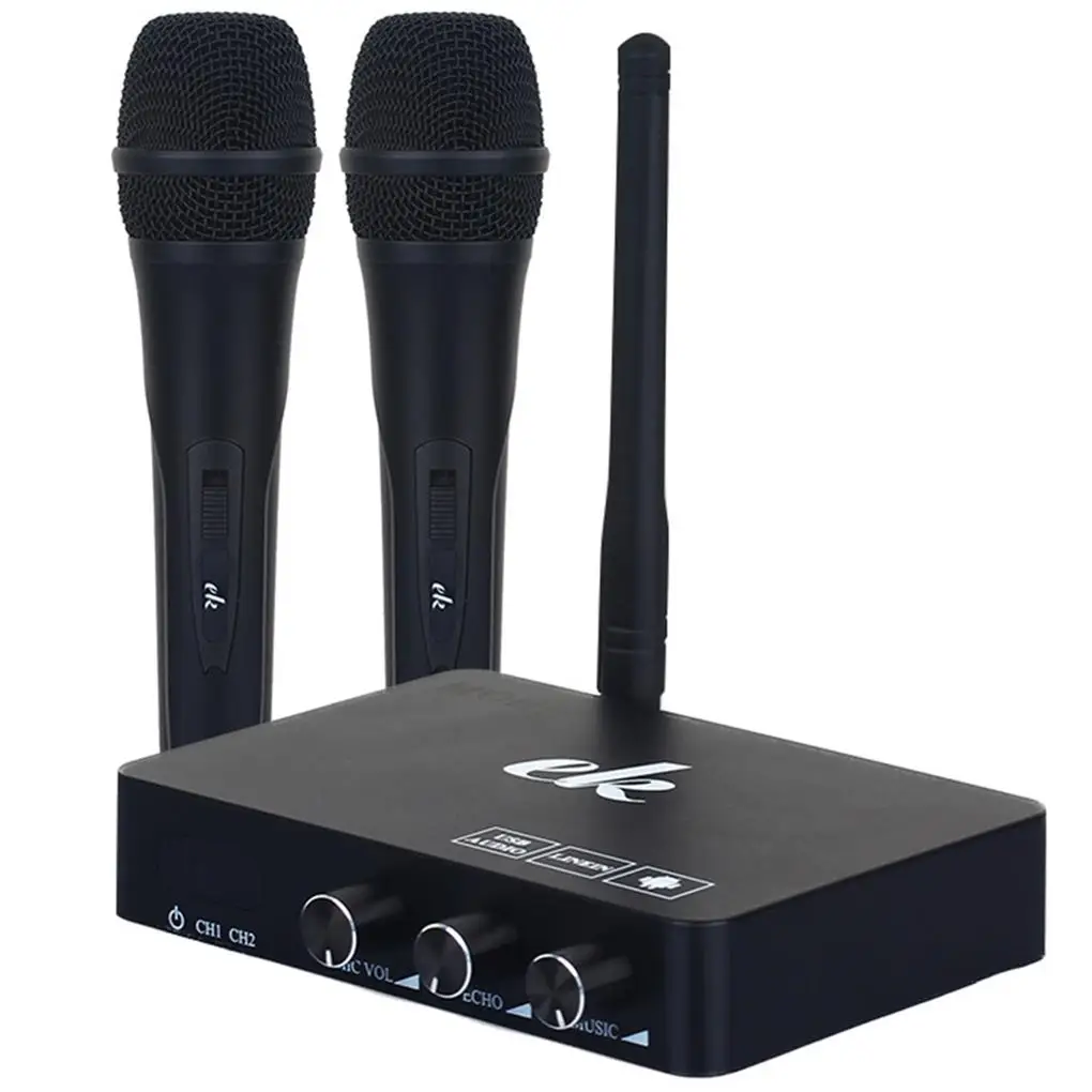 

Wireless Microphone Sound Handheld Plastic Singing Machine Music Player Home Computer Smart Phone Friends Gatherings