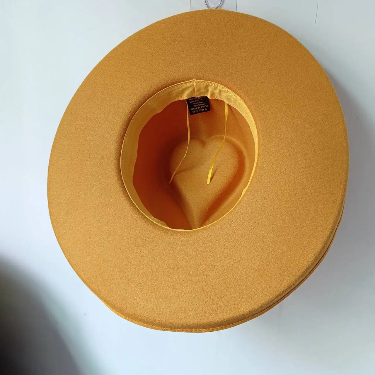白化粧葉文皿 二枚組 未使用 新品同様 Yellow new Love Fedora hat 10cm brim Fedora hat Green men's