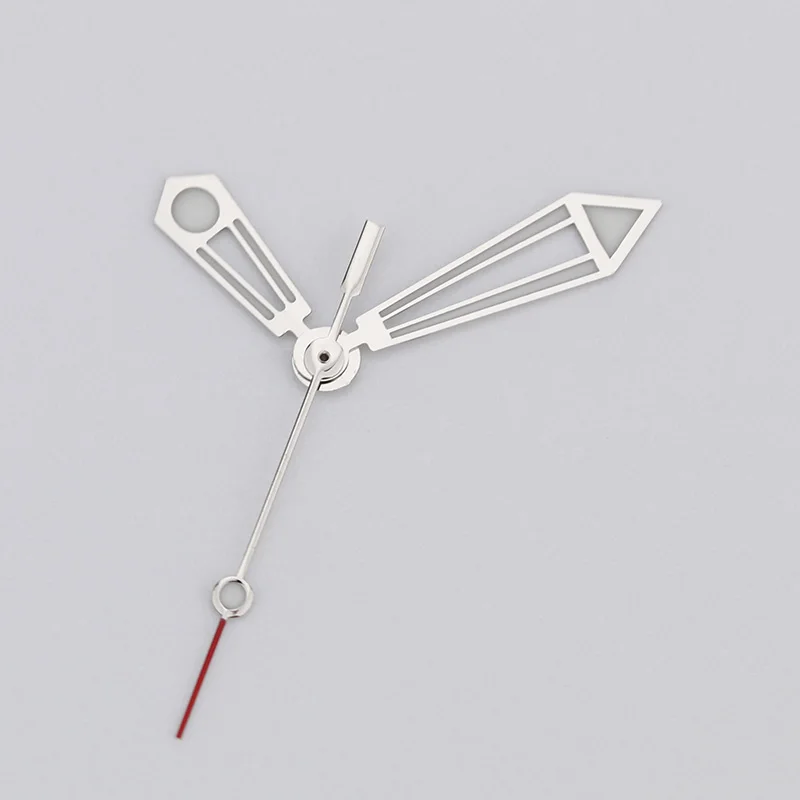 Polished Silver Seamaster 300m NH35 Hands C3 Lumen Aiguille for Diy Watches Needles Pointer for Seikomega Replacement Parts