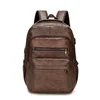 High Quality USB Charging Backpack Men PU Leather Bagpack Large Laptop Backpacks Male Mochilas Schoolbag For Teenagers Boys 3