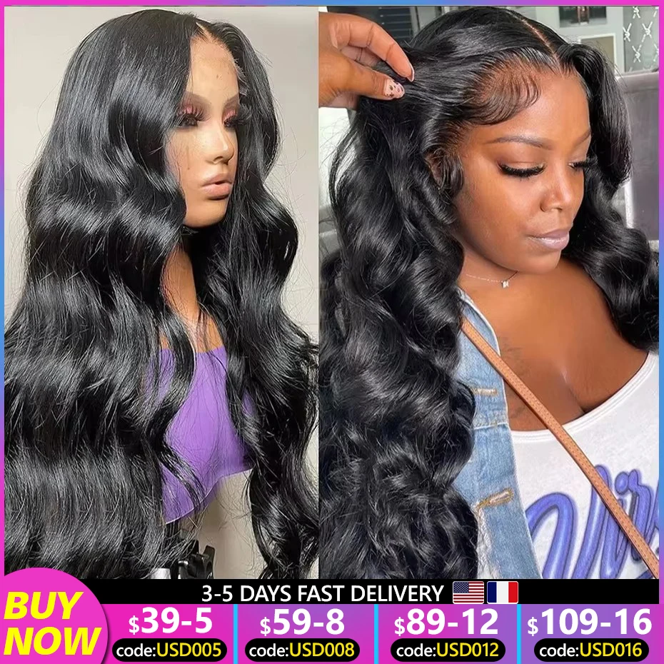 Body Wave Lace Front Human Hair Wig 13x4 13x6 Transparent Lace Frontal Wigs Brazilian Remy Jarin Hair 30 32inch