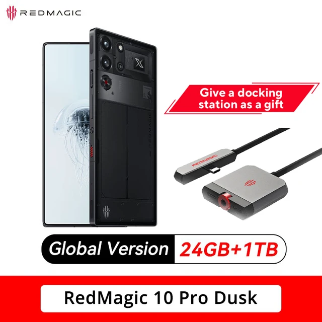 Global Version RedMagic 10 Pro 24GB 1TB 5G Gaming Phone 6.853