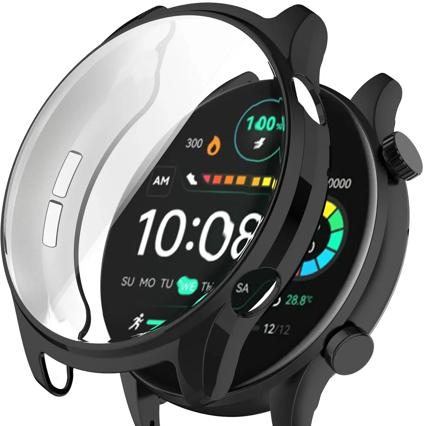 Custodia Protettiva Per Orologio In Tpu Per Haylou Rt3 Custodia Protettiva Per Schermo In Silicone Morbido Per Accessori Per Orologi Haylou Solar Plus