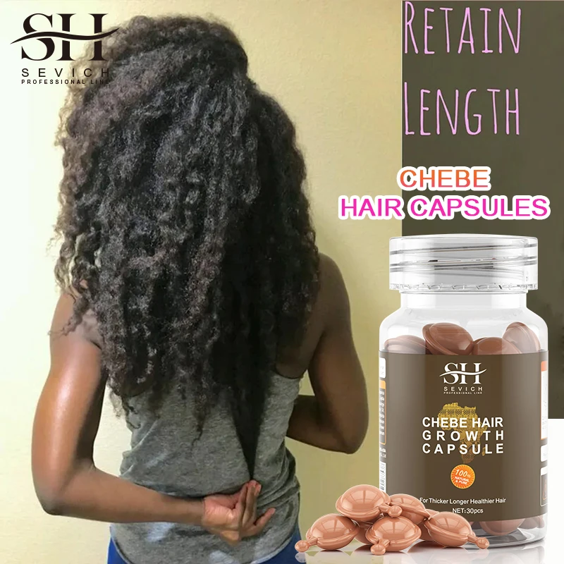 New Hair Care Capsule Chebe Hair Growht Capsule Repair Damaged Hair Essential Oil Anti Breaking Hair Mask Anti Hair Loss Product