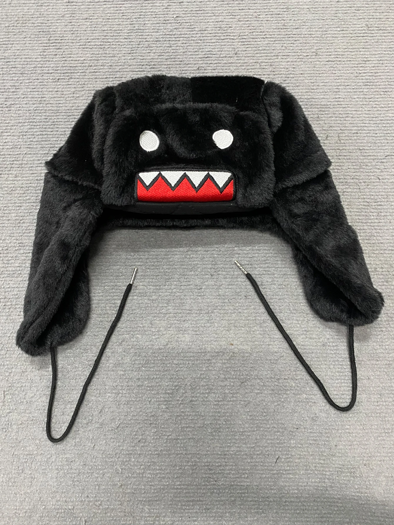Outdoor New Black Handsome Domo kun Cartoon bestickte Strickmütze Gleicher Stil Warm und winddicht Hip Hop Freizeit Mode Hut Au – Detail 13