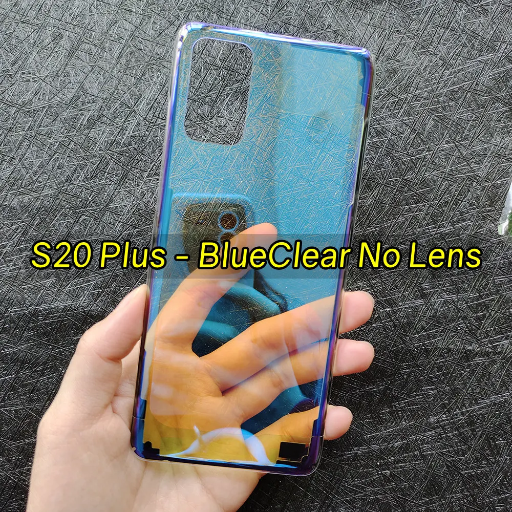 Premium Clear Glass Back Cover with Camera Lens Replacement - Enhanced Durability and Style