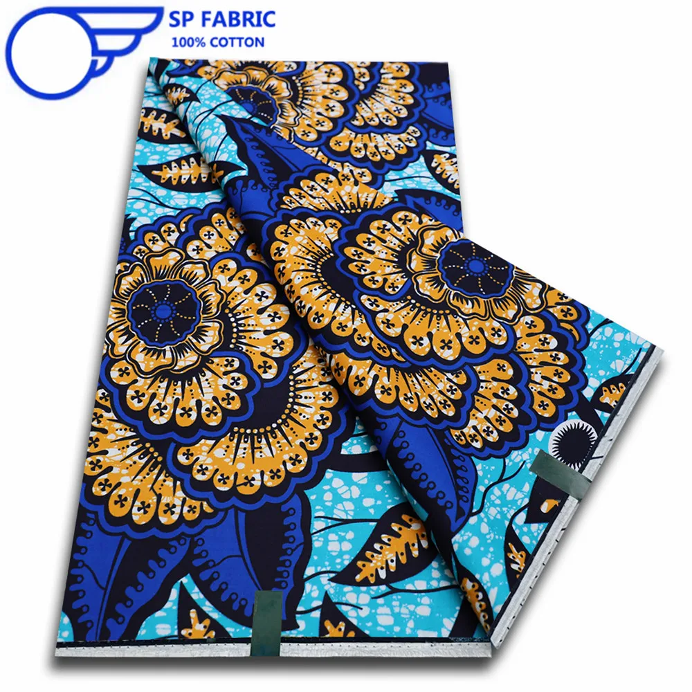 

Veritable Dutch Super Fabric Guaranteed Super Real Wax Printed Fabric Hollandais Pagne Africa Dress 100% Cotton Soft Pagne