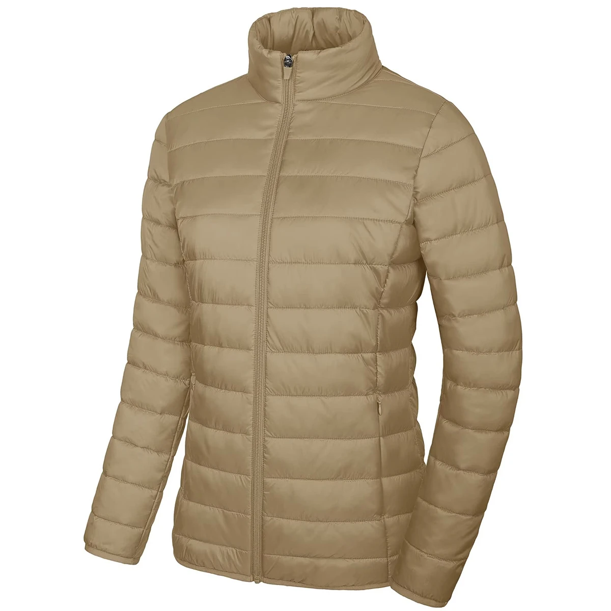 MAGCOMSEN Puffer Jackets Women's Lightweight Quilted Padded