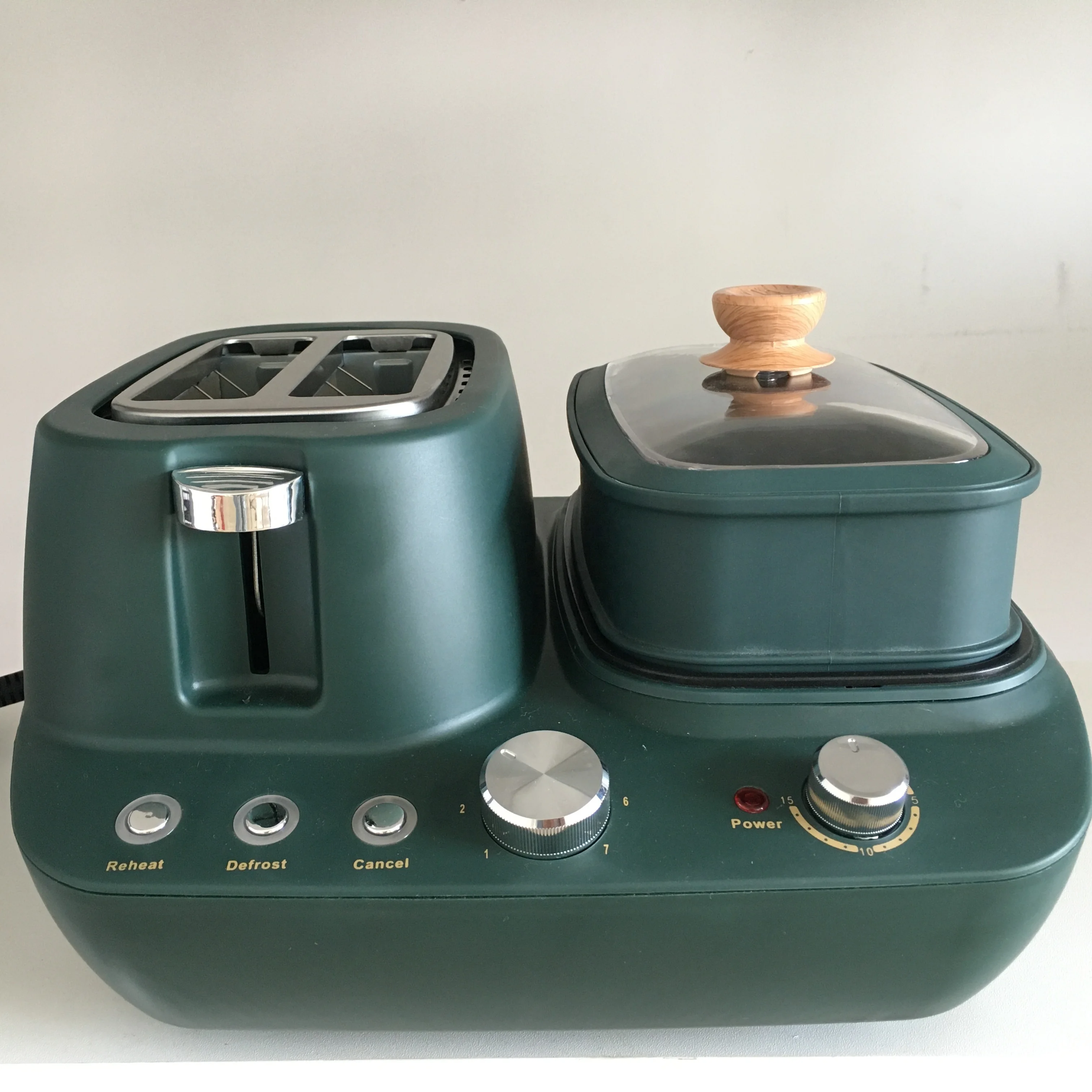 2 slice 2 slot electric bread toasters with cancel pop up reheat defrost function