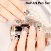 Nail Art Dotting Pen High Quality Nail Supplies For Professional Rhinestone Sponge Head Nail Pens Salon Acrylic UV GEl Painting 5