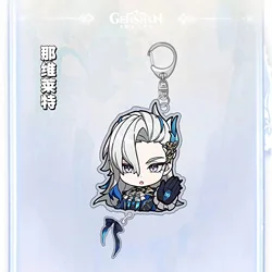 Anime Character Keychain Pendant and Badge - Game Impact Collection (2)