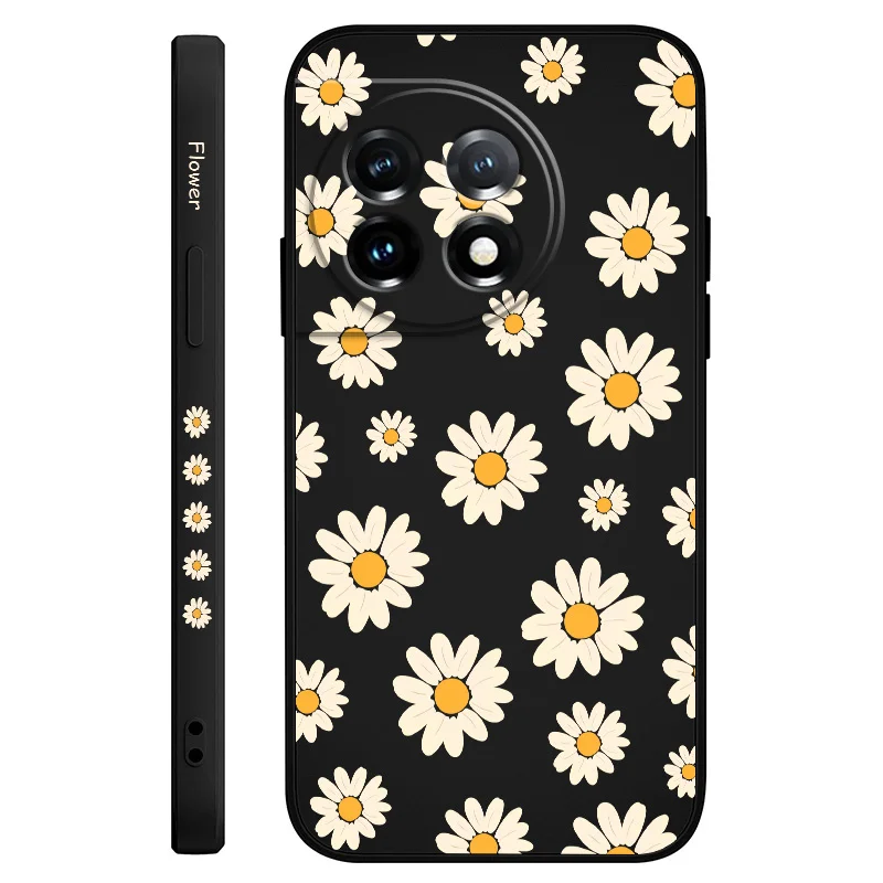 Corrugated Daisy Liquid Silicone Phone Case