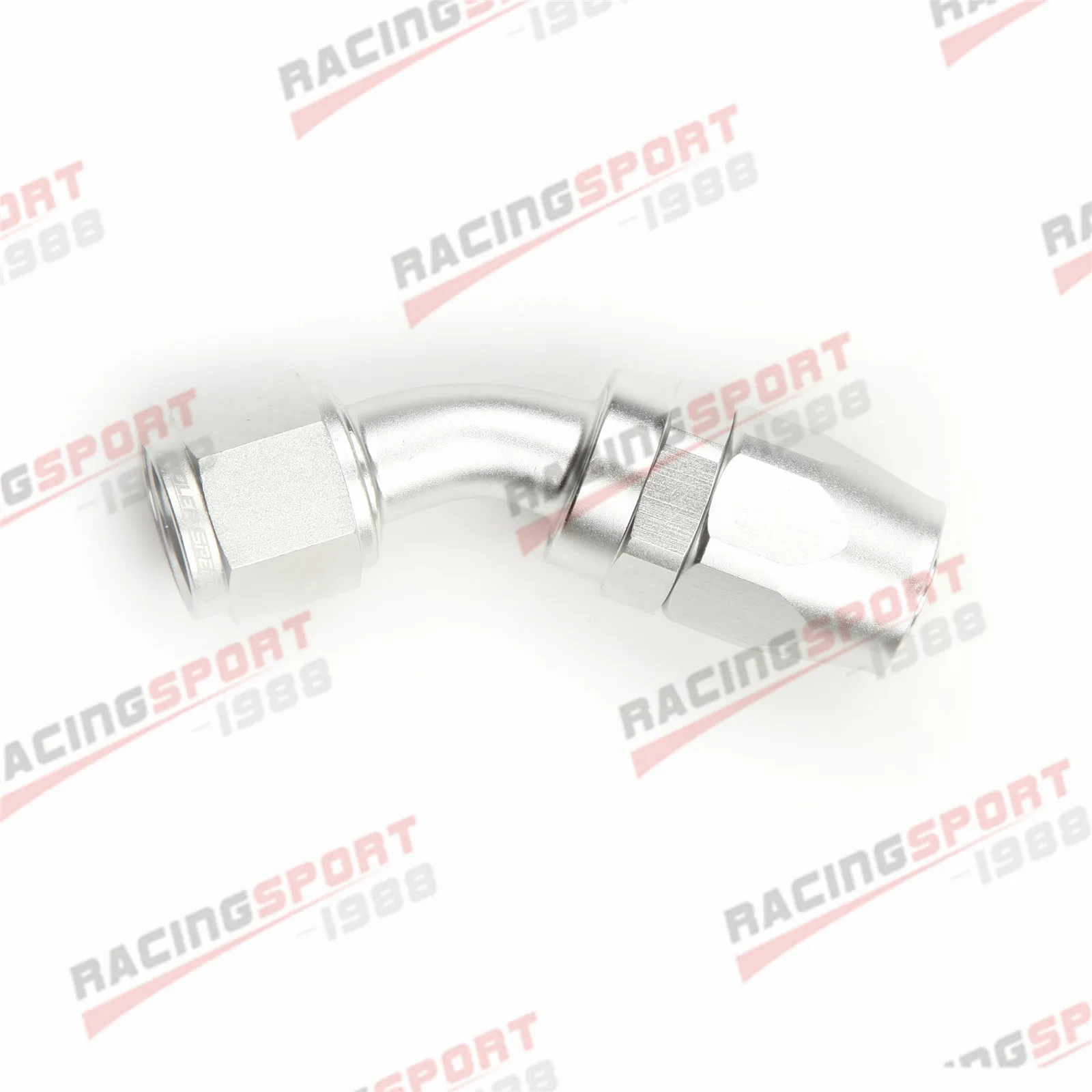 

AN8 -8AN 45 Degree Aluminum Swivel Fuel Oil Hose End Fitting Adapter Silver