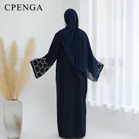 Tenue islamique du moyen-orient pour femmes musulmanes, Robe Abaya de luxe, dubaï, modeste, Cardigan arabe Eid, Robe caftan unie, turquie, 2025 5