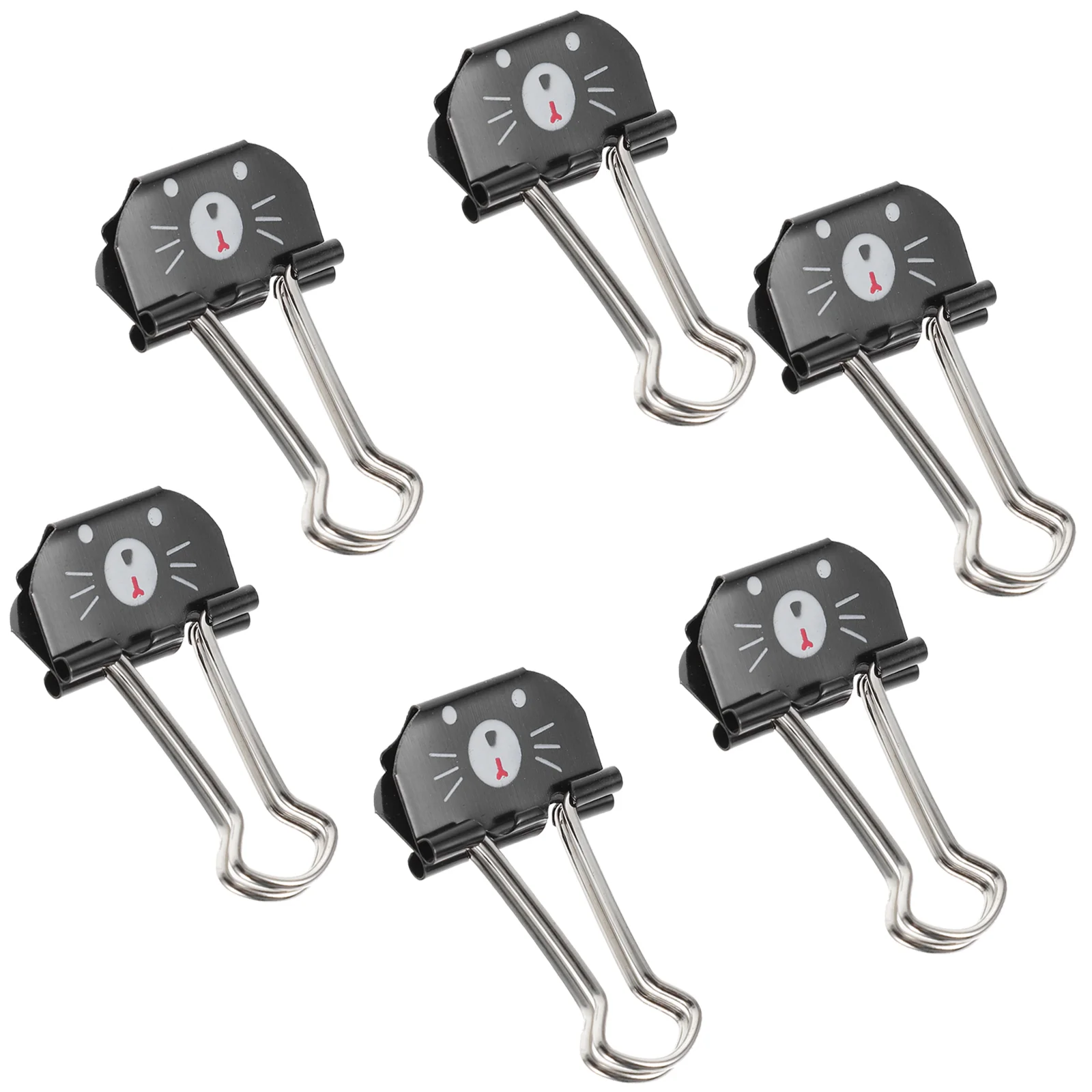 

20 Pcs Anchovies Assorted Paper Binder Clips Office Supplies File Delicate Document Fixing Small