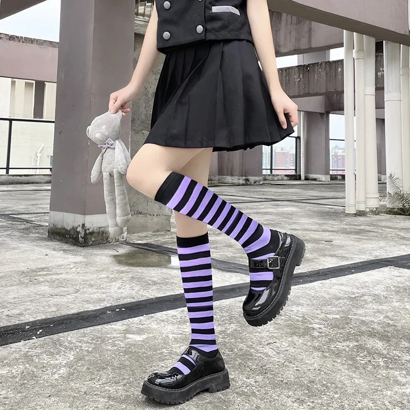 Skirt Thigh High Socks Cotton On Pleated Skirt Thigh High Socks