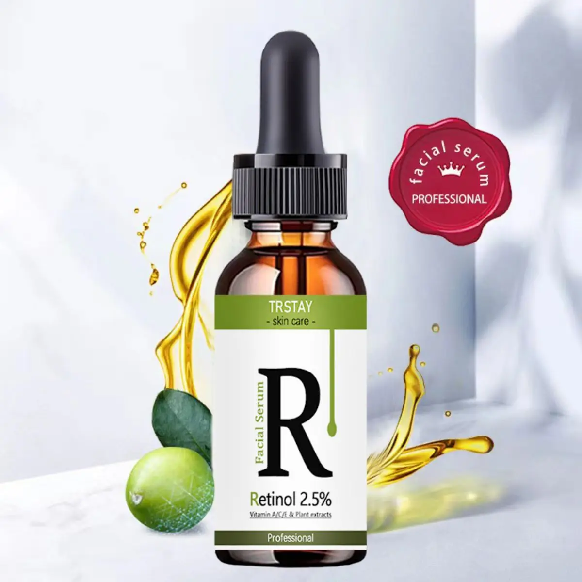 Retinol Serum Anti Wrinkle Fade Dark Spots Vitamin C Facial Serum Whiten Face Skincare Essence Skin Care Products 3