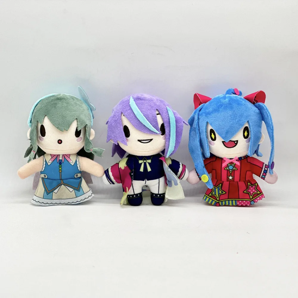 18cm PJSK Plush Game Peripherals Project Sekai Stage Plush Figure Ornaments Kawaii Backpacks Ornaments Room Decoration Toy Gift