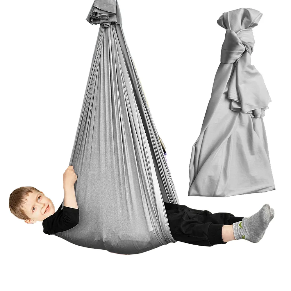 Sensory Swing Indoor and Outdoor Suspension Bed Therapy Cuddle Swing Healing Relaxing Cuddle Sensory Swing for Autism ADHD Kids 3