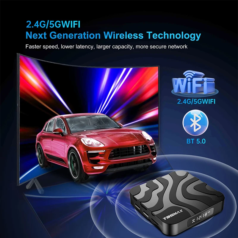 Smart TV Box T95 MAX Allwinner H618 Android 12 2.4G/5G Dual Wifi Quadcore 8GB16GB32GB64GB 8K Ultra HD Media Player Set Top