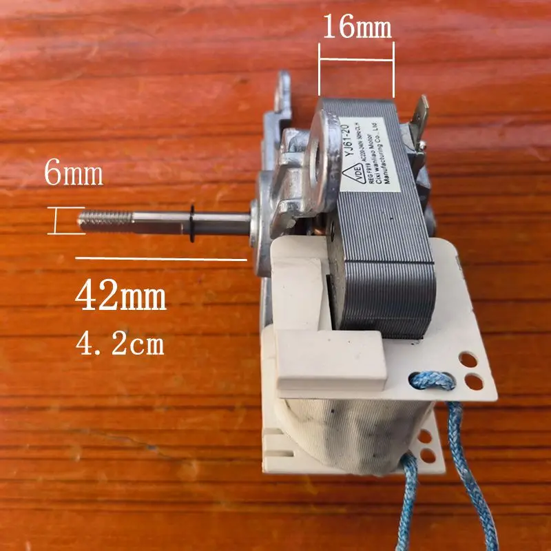 220V Air Fryer Motor 30W Shaded Pole Motor YJ5816 Exhaust Fan Small Bracket Accessories For Air Fryer