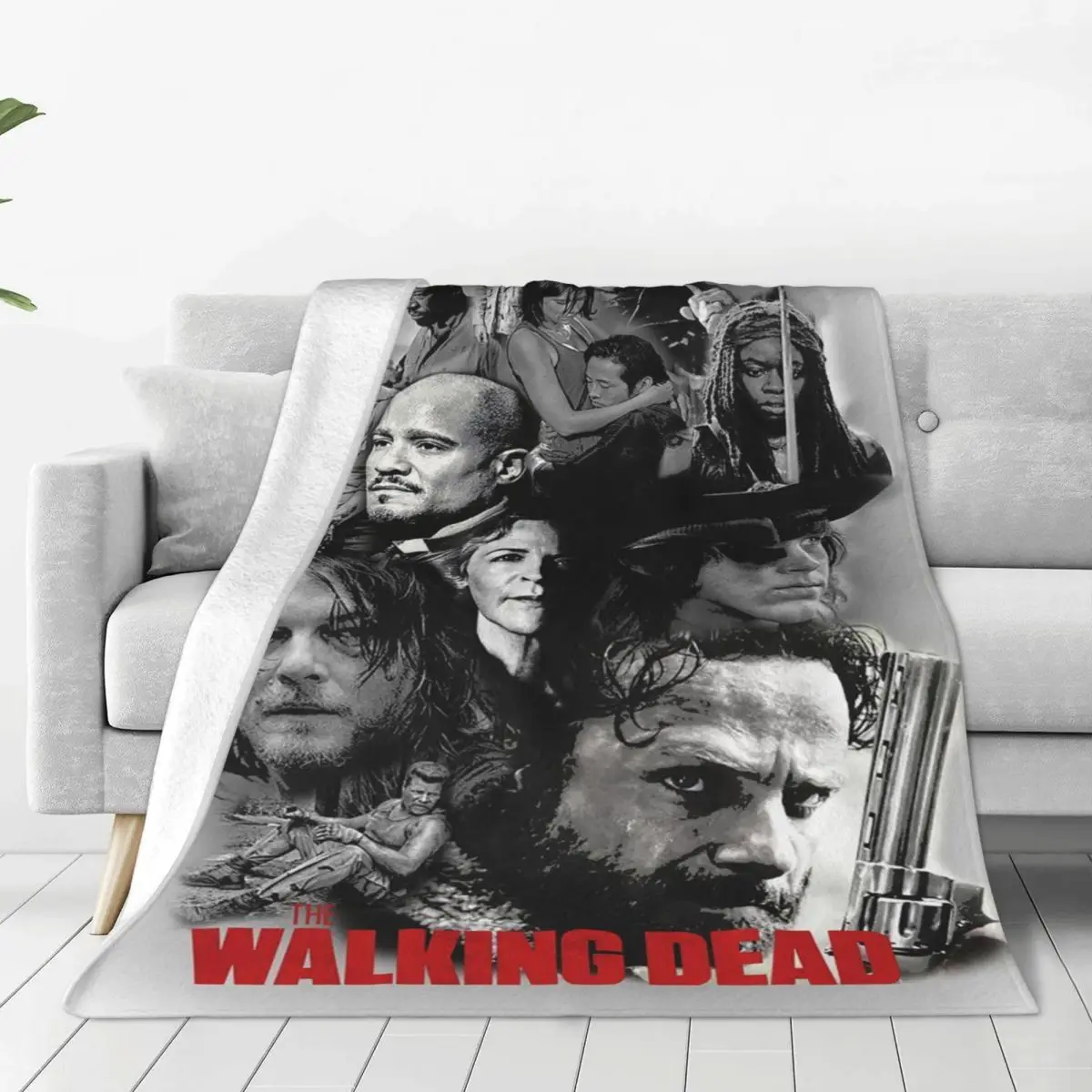 

The Walking Dead Drama Blankets Flannel All Season Breathable Super Warm Throw Blankets for Sofa Travel Rug Piece