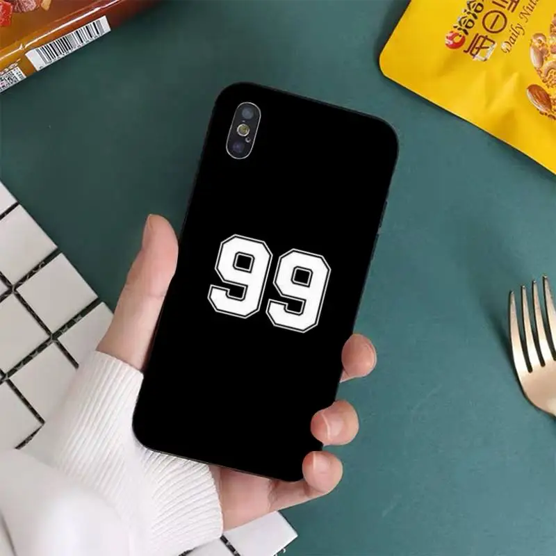 Sleek Black Phone Case