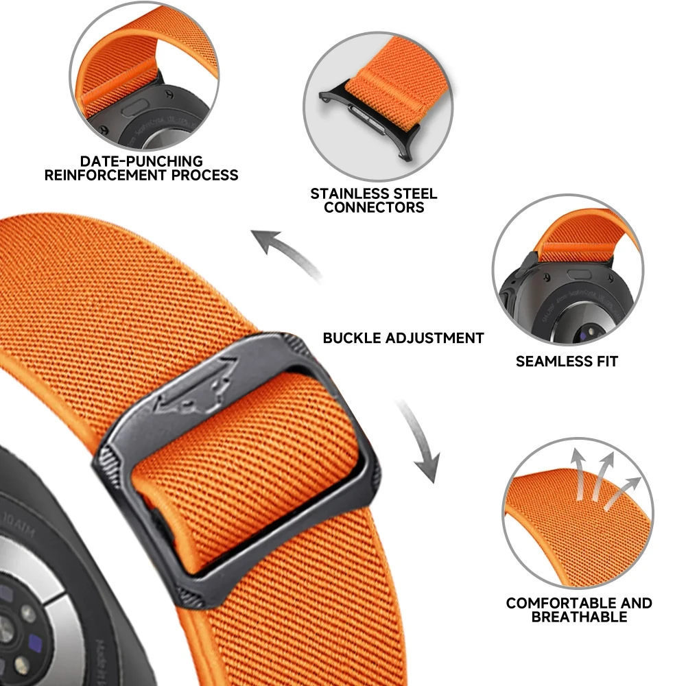Nylon Elastic Braided Band Strap