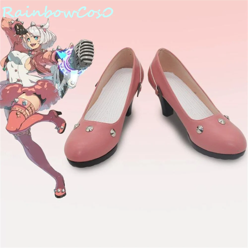 

Elphelt Valentine Guilty Gear Cosplay Shoes Boots Game Anime Halloween Christmas RainbowCos0 W3753