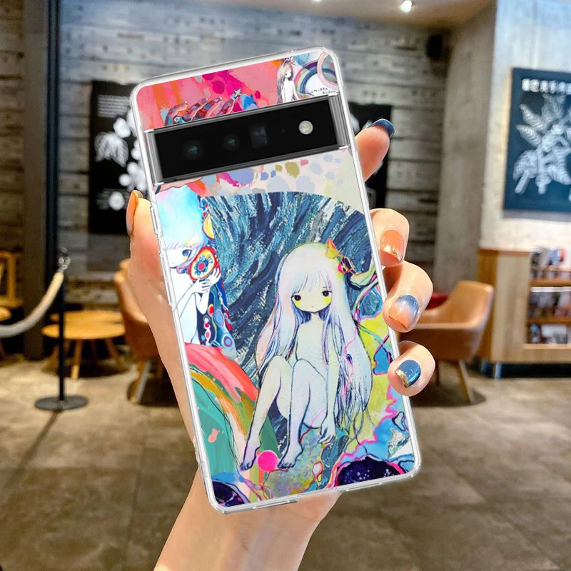 Aya Takano Shockproof Transparent Silicone Phone Case Cover