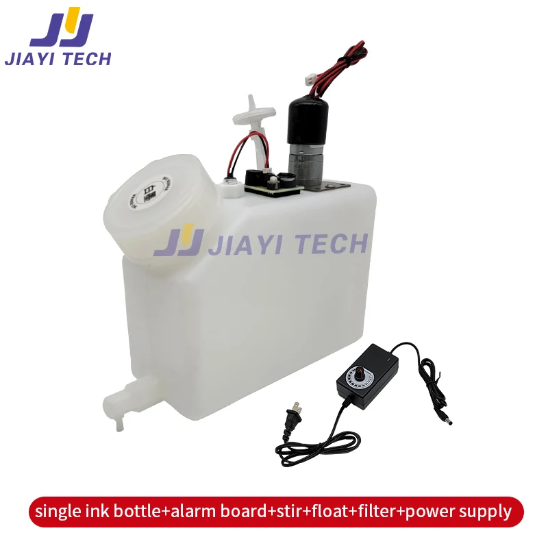 1.8L 연속 잉크 공급 시스템 Ciss 잉크 탱크 키트 Allwin 에코 솔벤트 UV 프린터용 플로트 교반 모터가 있는 잉크 카트리지