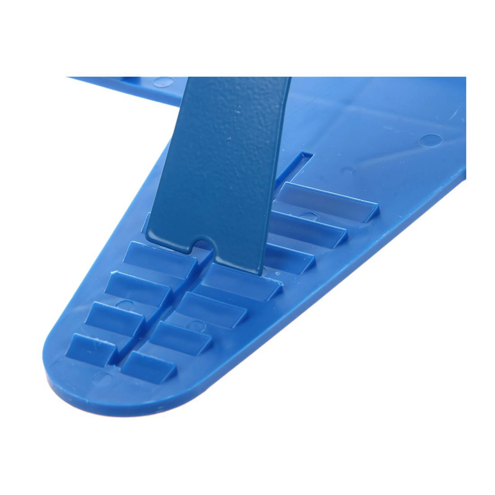 AEE9-2Pcs 휴대용 접이식 조절 가능한 북엔드 스탠드 독서 책 스탠드 문서 홀더 베이스 독서 책꽂이 (블루)22X16cm