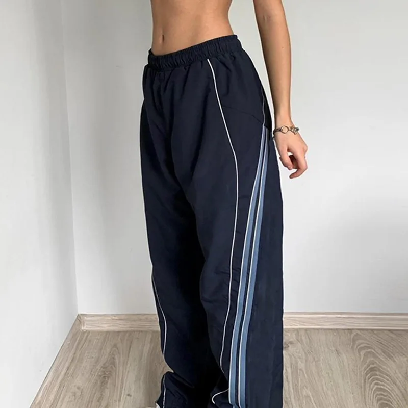

Y2K Women Streetwear Chic Cargo Korean Harajuku Casual Parachute Pants for Men Sweatpants Wide Leg Joggers Trousers Clothes