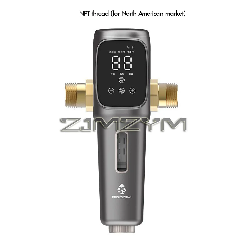 Intelligent Spin Down Sediment Water FilterAutomatic Cleaning Prefilter Household Backwash Large Flux Tap Water Purifier