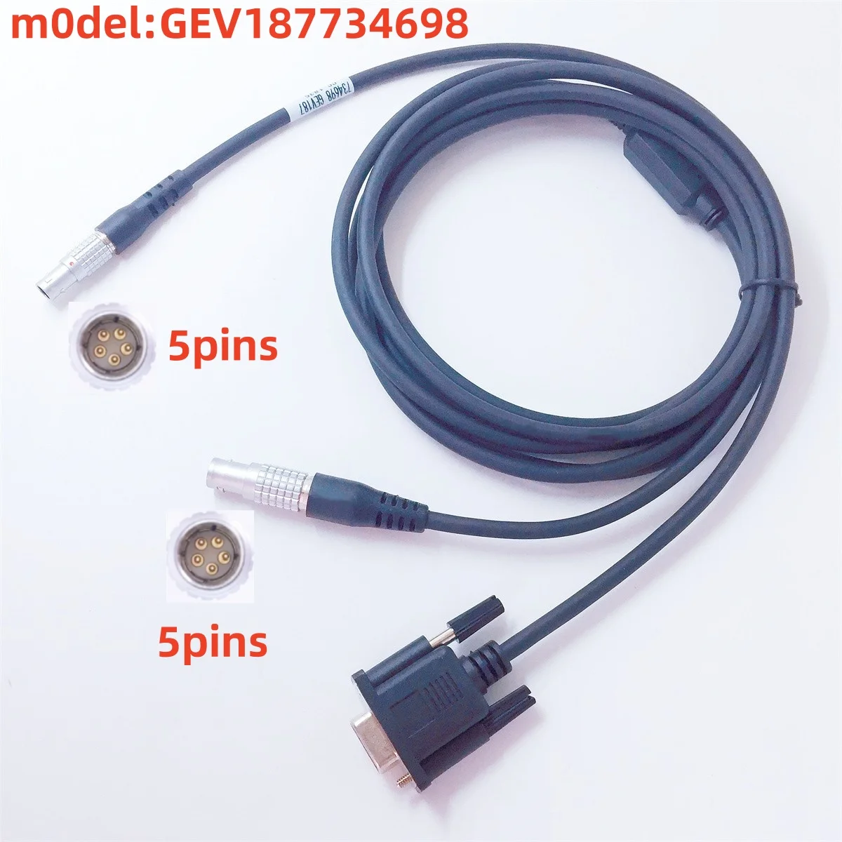 

Brand new Y-type cable GEV187 734698 connects Leica total station to PC and GEB70 GEB171 GEB371 battery cable