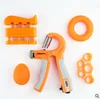 Gym Fitness Adjustable Count Hand Grip Set Finger Forearm Strength Muscle Recovery  Gripper Exerciser Trainer Ball Decompression 6
