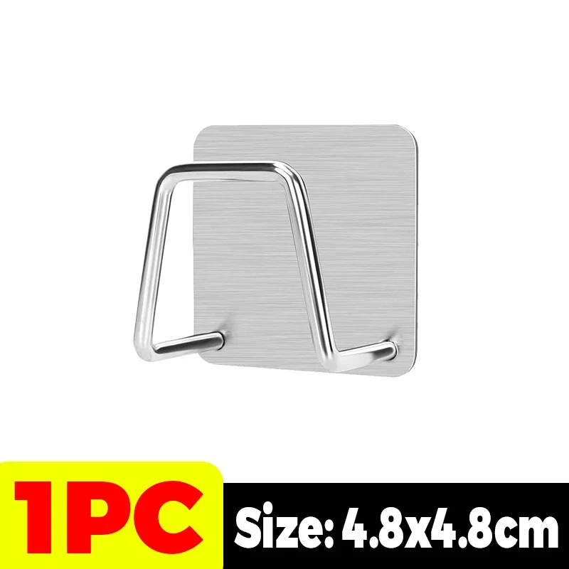 Porte-éponge d'évier en acier inoxydable, auto-adhésif, égouttoir de cuisine, étagère de séchage, rangement à domicile, crochets muraux, organisateur, vente en gros