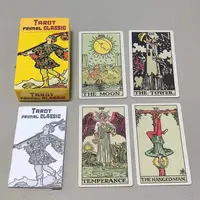 10.3*6cm Primal Classic Tarot 78 Card with Guidebook for Beginners 2